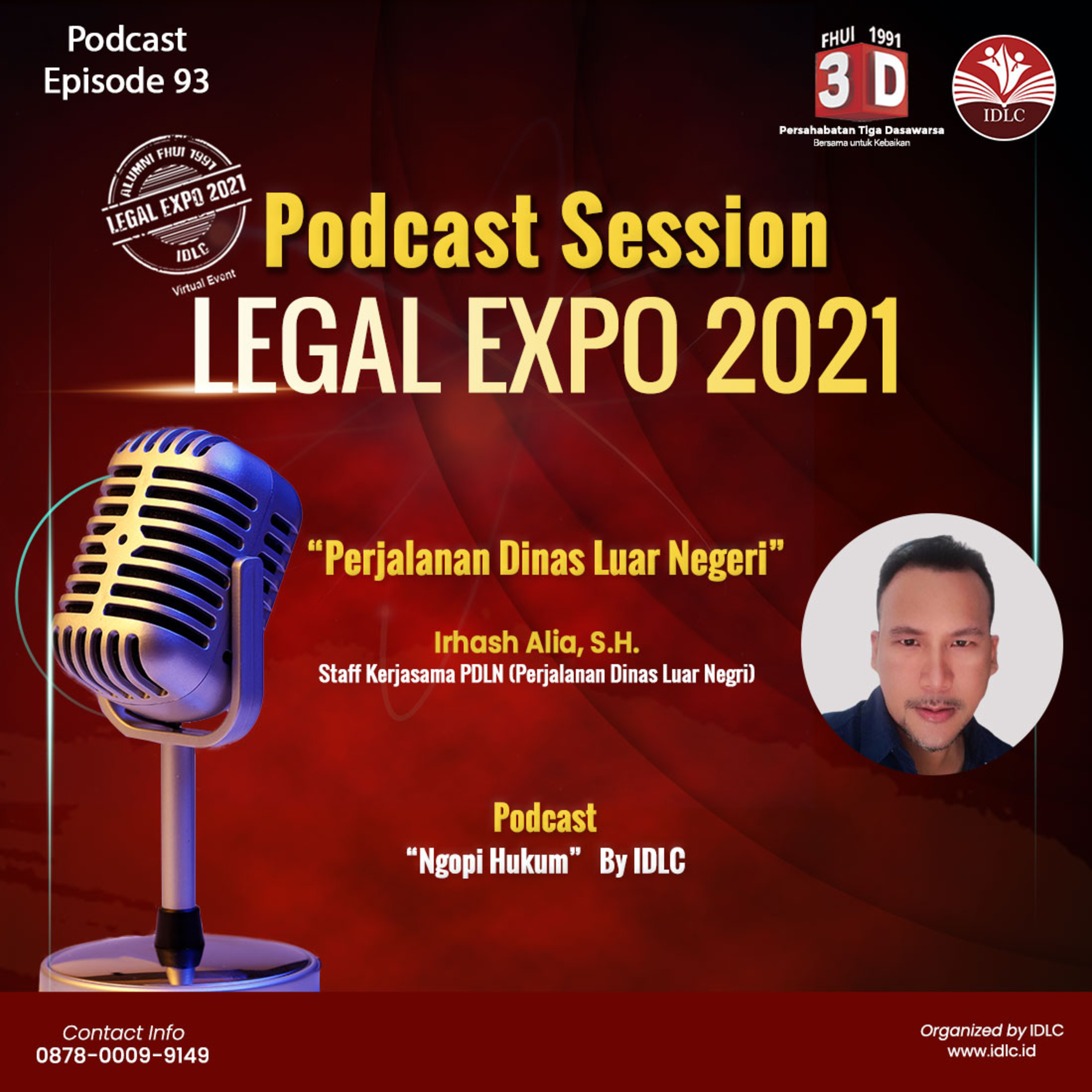 Eps: 93 "PERJALANAN DINAS LUAR NEGERI" Ft. Irhash Alia, S.H. cover art