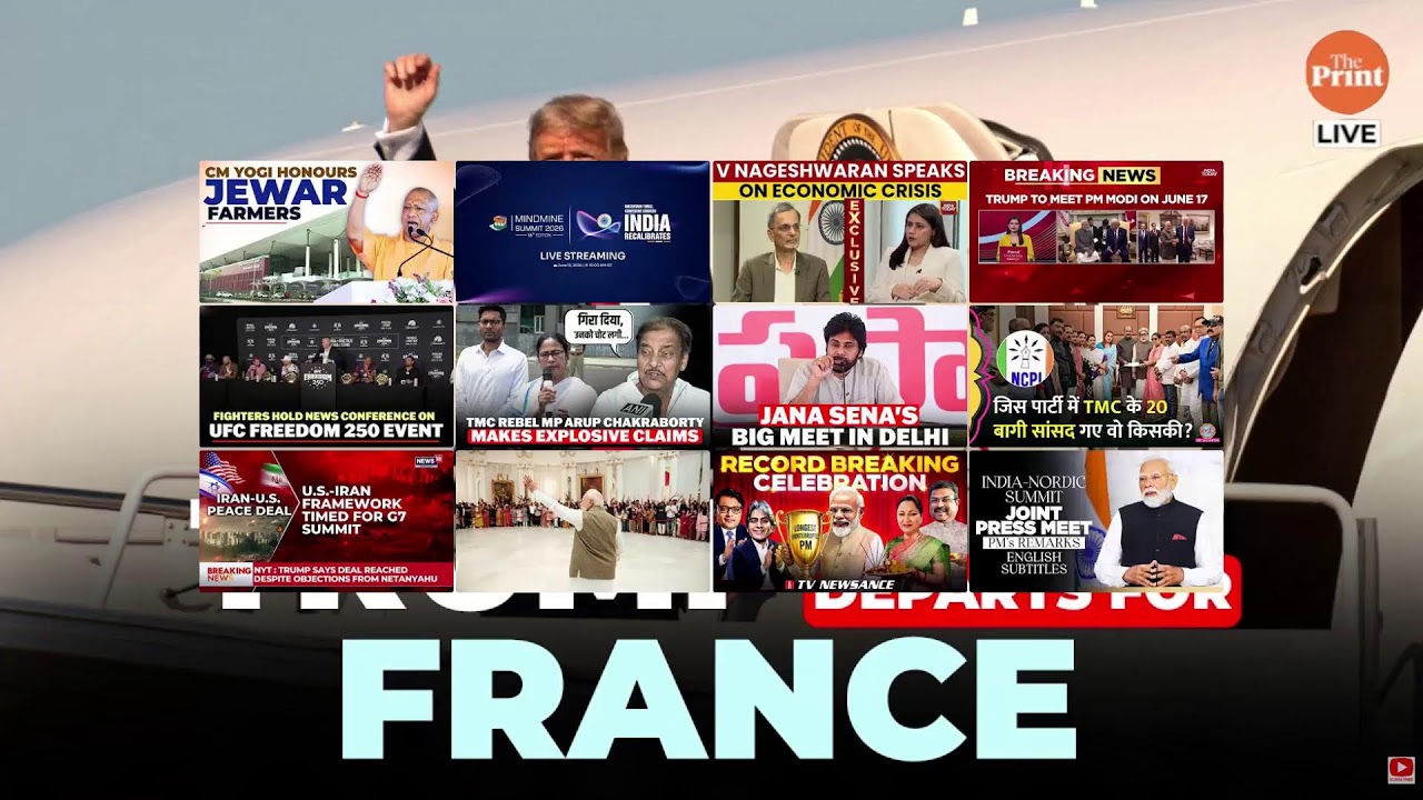 LIVE: Trump departs for the G7 Summit in France cover art