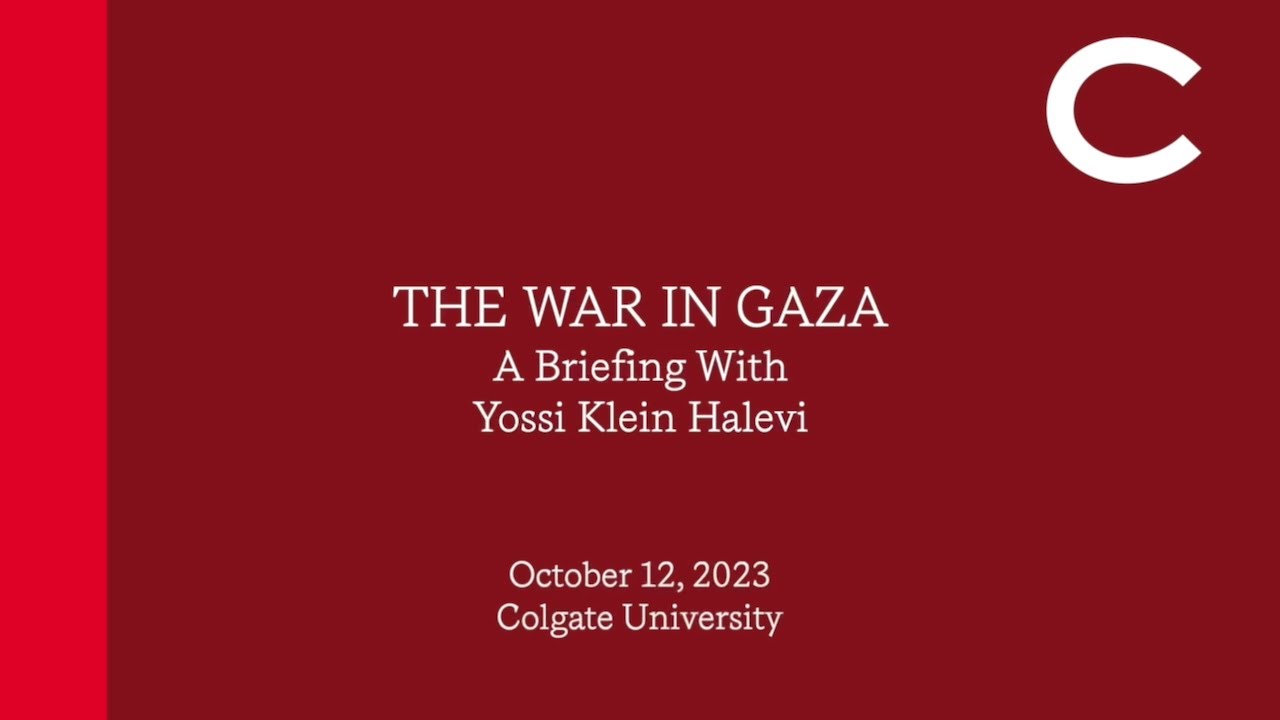 Briefing on the War in Gaza: A Discussion with Yossi Klein Ha-Levi cover art