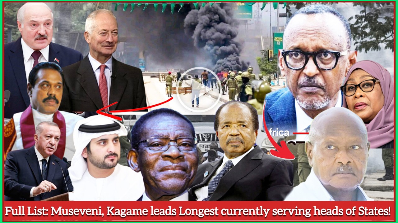 Bino bitiisa! Full List: Museveni, Kagame n'abakulembeze abalemedde mubuyinza! Abafuze emyaka eminji cover art