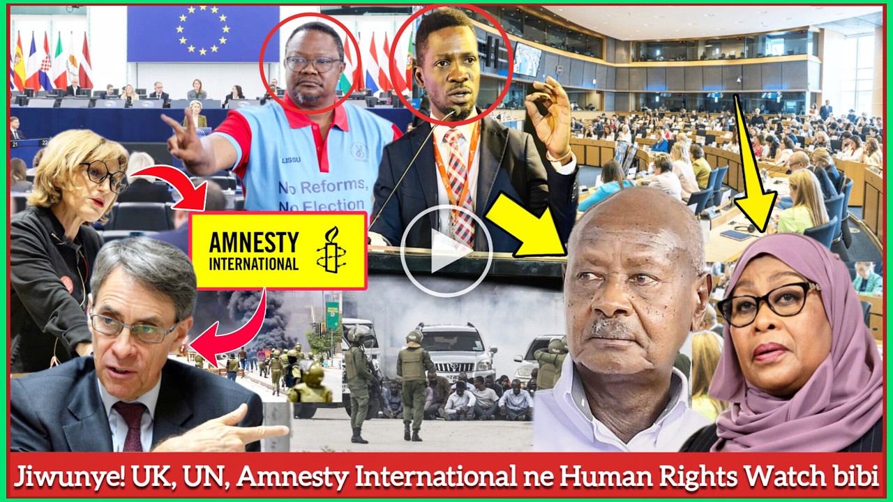 Agakagwawo! Museveni ne Suluhu jiwunye EU, UK, Amnesty International ne Human Rights Watch babiganye cover art
