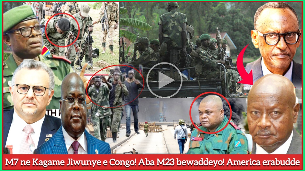 Agakagwawo! Bitabuse Kagame ne Museveni jiwunye e Congo! Aba M23 bawanise America ezzeemu okulabula! cover art