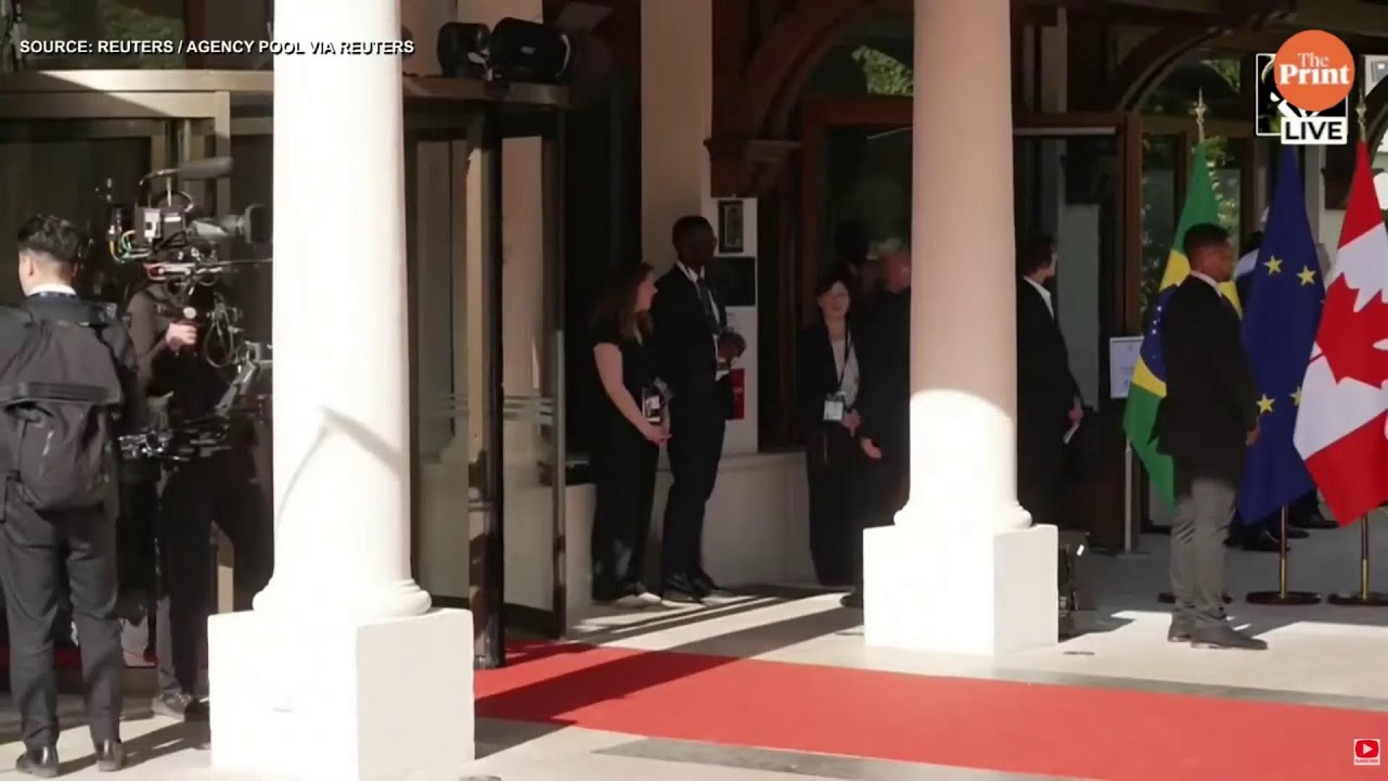 LIVE: G7 leaders arrive ahead of summit in Evian-les-Bains, France cover art