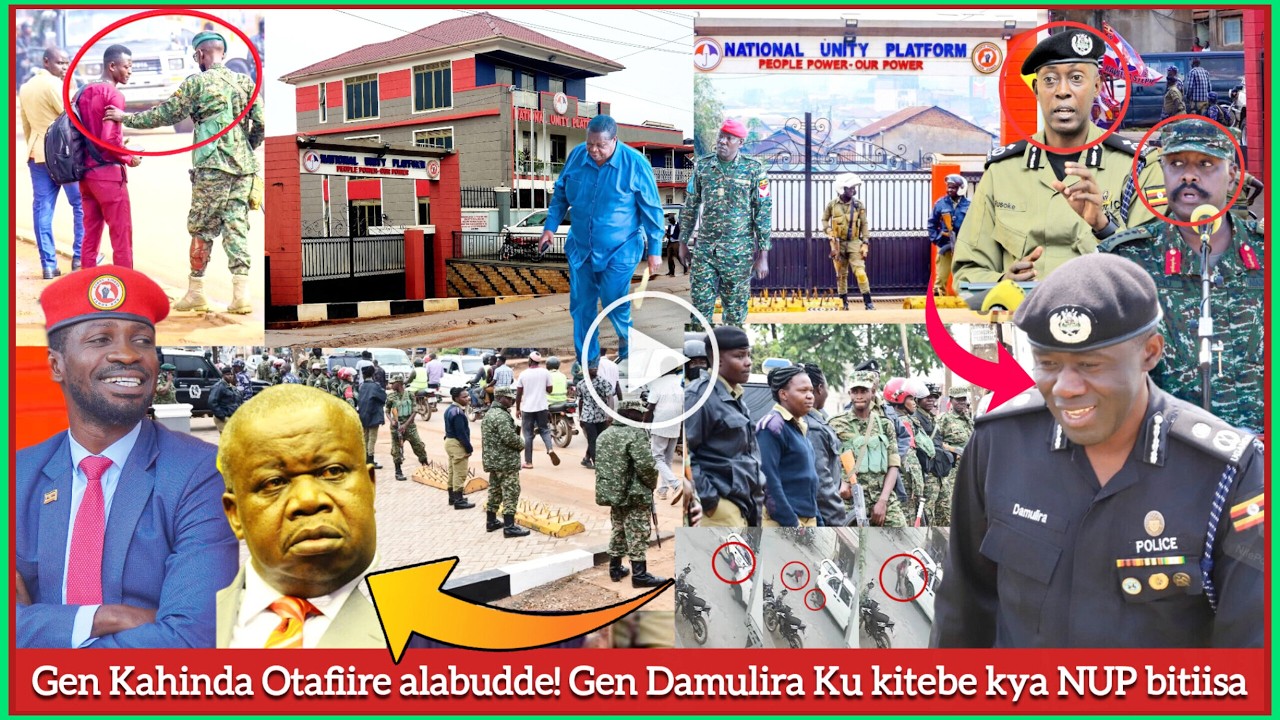 Agatalinda! Bitiisa Gen Kahinda Otafire ayogedde ebyama! Yino Plan ya Gen Damulira ku kitebe kya NUP cover art