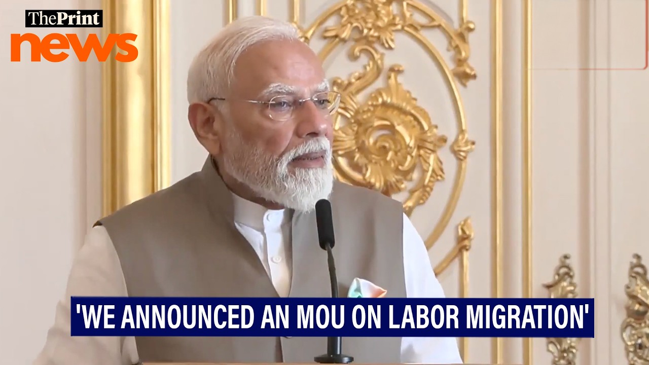 'We announced an MoU on labor migration,' says PM Modi in Bratislava cover art