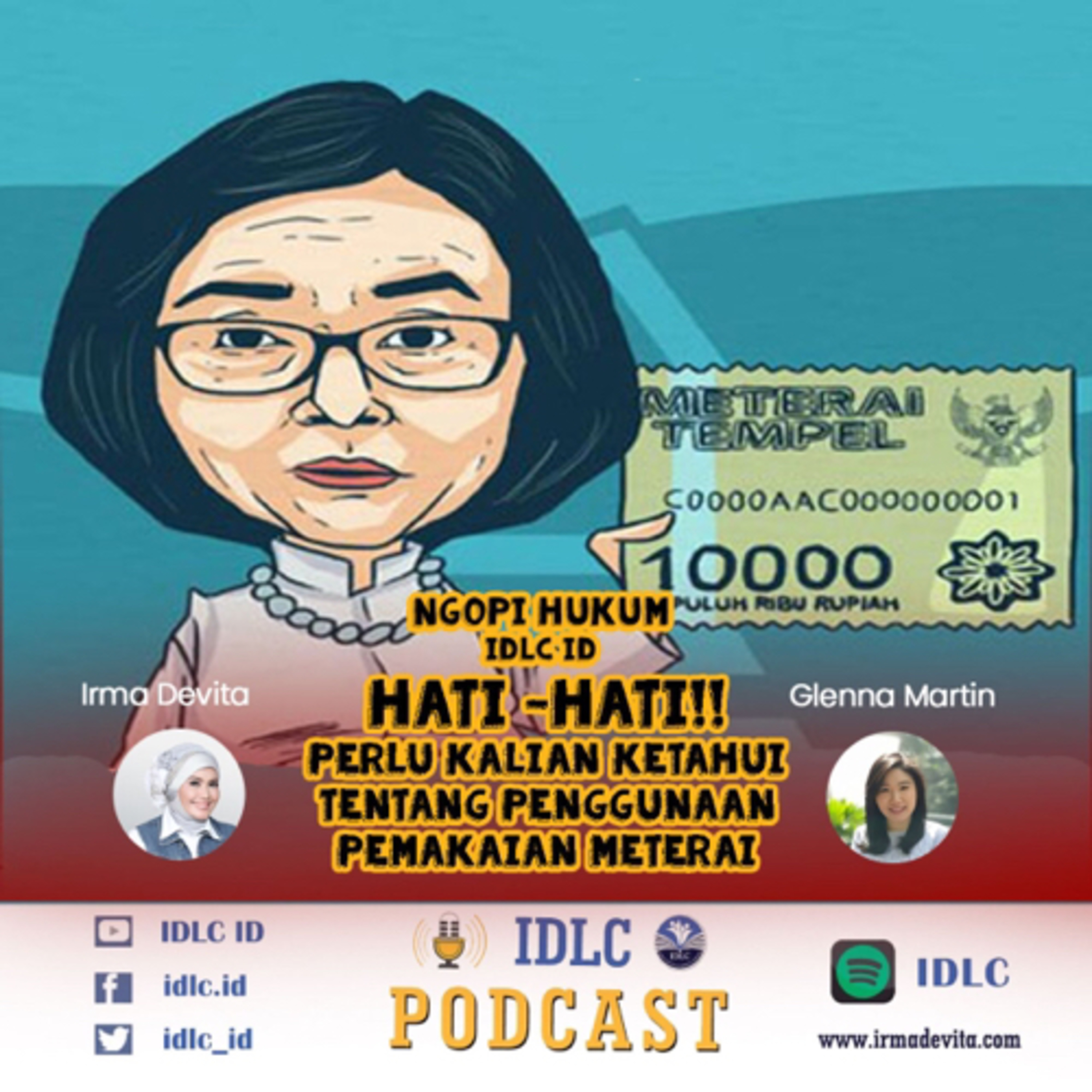 Eps: 72 “HATI-HATI, PERLU KALIAN KETAHUI TENTANG PENGGUNAAN PEMAKAIAN METERAI” cover art