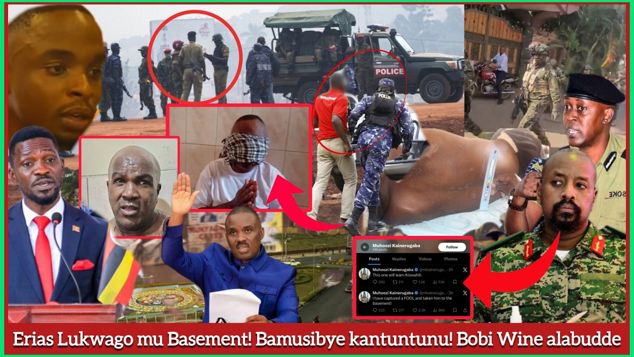 Agakagwawo! Laba ekigudde ku Lukwago mu basement! Muhoozi amusibye Kantuntunu! Bobi Wine alabudde! cover art