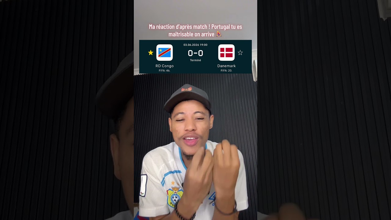 Ma réaction après le match Rd Congo 0-0 Danmark #rdcongo #congolaise #coupedumonde #sportsontiktok cover art