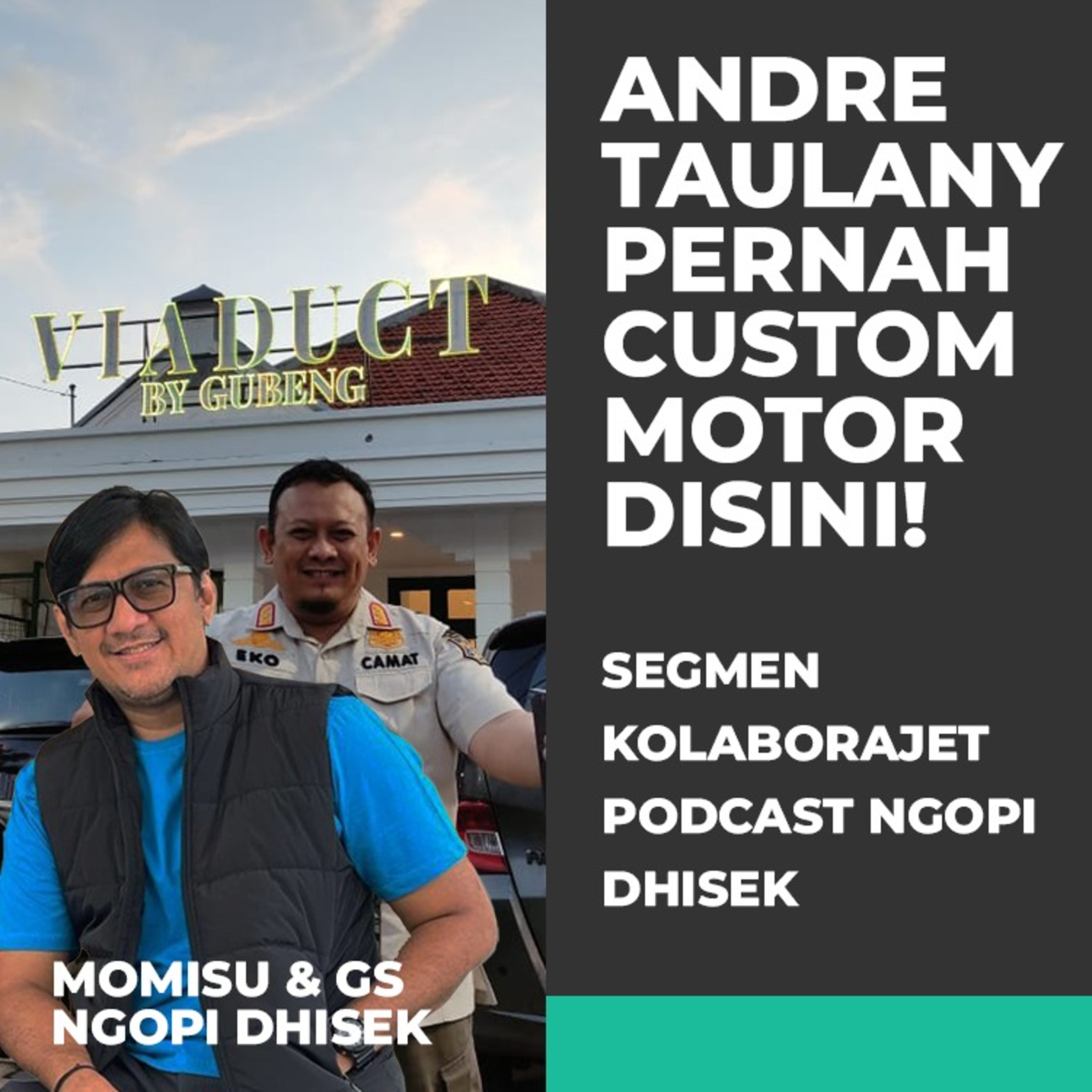 ANDRE TAULANY PERNAH CUSTOM MOTOR DI SINI! cover art
