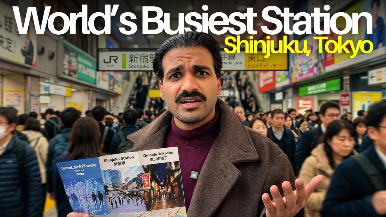 Lost in World's busiest Railway Station: Shinjuku! π―π΅ cover art