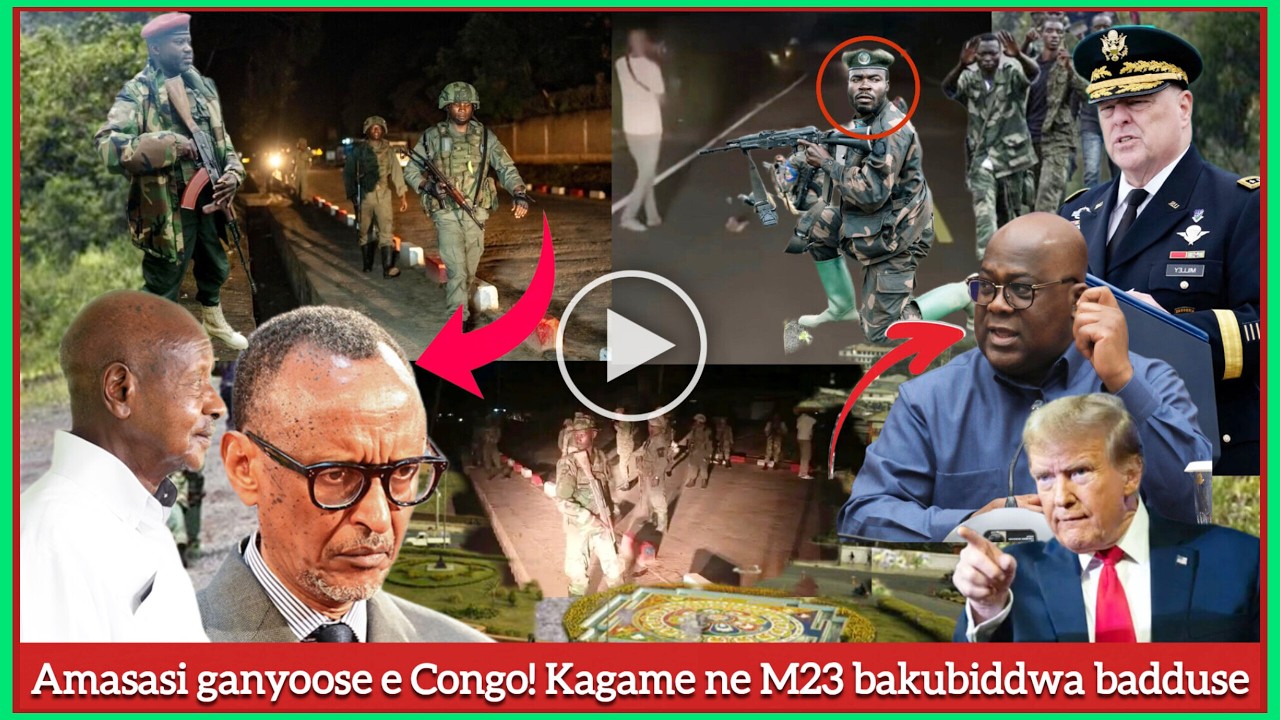 Agakagwawo! Amasasi ganyoose! Bino Bitiisa Kagame ne M23 bakubiddwa e Congo! Ebibuga biwambiddwa! cover art