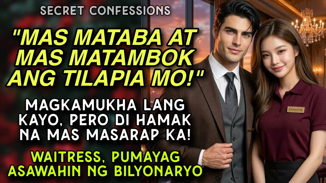 WAITRESS, PUMAYAG ASAWAHIN NG BILYONARYO | NICHOLAS & KASSANDRA | SECRET CONFESSIONS | TAGALOG STORY cover art
