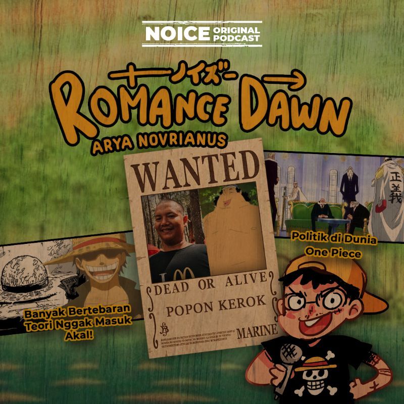 Eps. 50 (Popon Kerok) - Politik di Dunia One Piece cover art