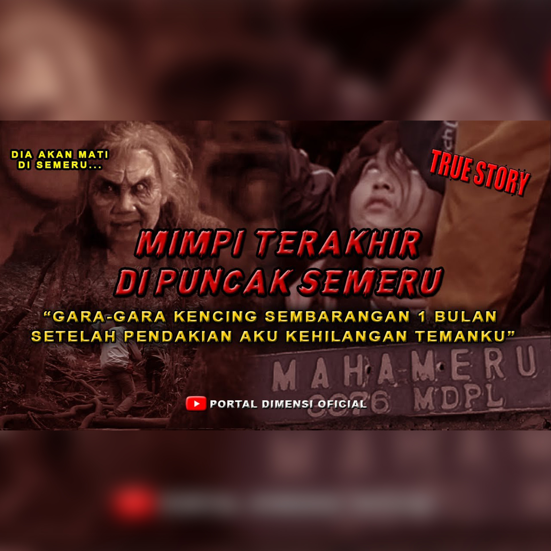 PERKARA KENCING SEMBARANGAN 1 BULAN KEMUDIAN AKU KEHILANGAN TEMANKU CERITA MISTIS PENDAKI
