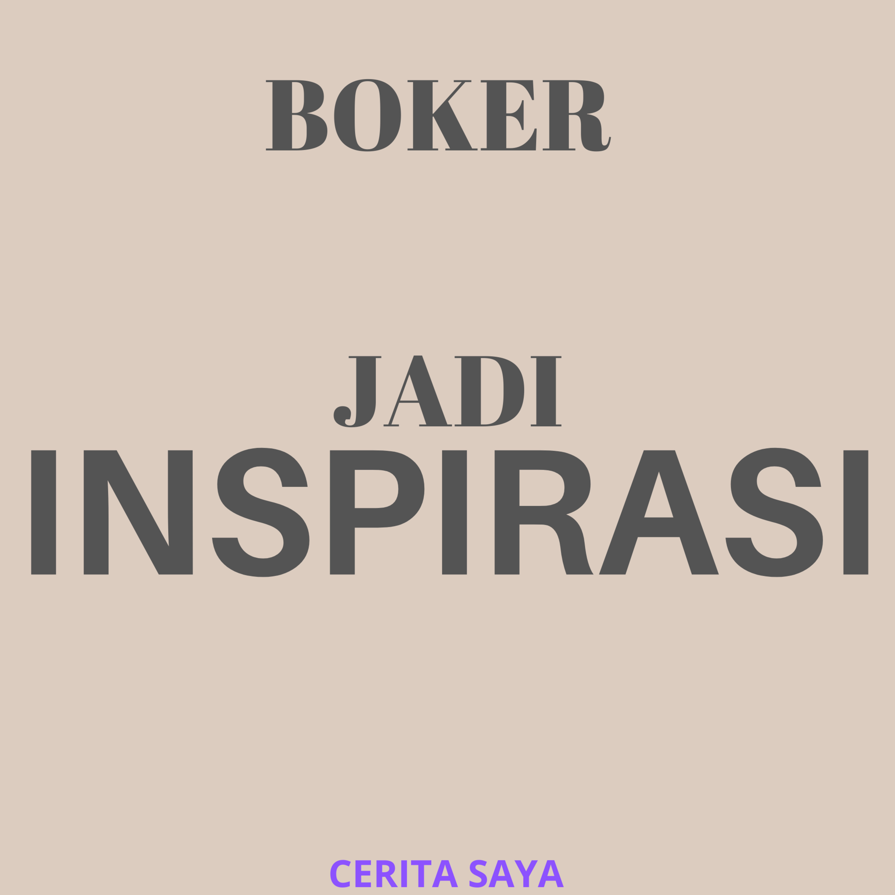 BOKER ADALAH MEDIA INSPIRASI cover art