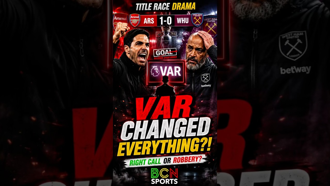 Arsenal vs West Ham CONTROVERSY! 😳 Did VAR Decide the Title Race? cover art