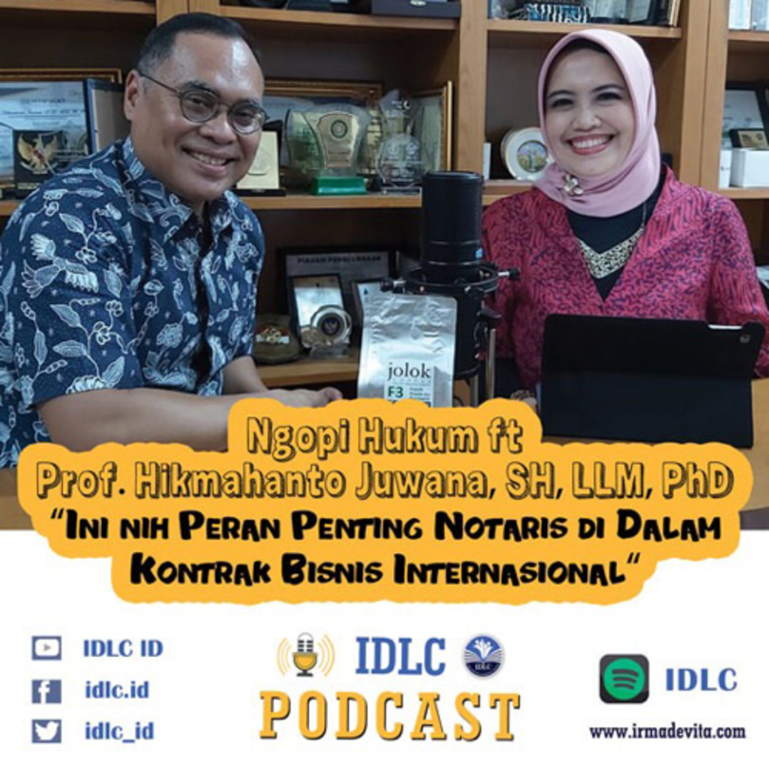 Eps: 25 "Ngopi Hukum ft Prof. Hikmahanto Juwana, SH, LLM, PhD, Ini nih peran penting Notaris dalam Kontrak Bisnis Internasional" cover art