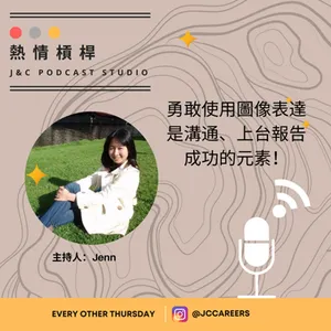 熱情槓桿S2E9：勇敢使用圖像表達是溝通、上台報告成功的元素 cover art