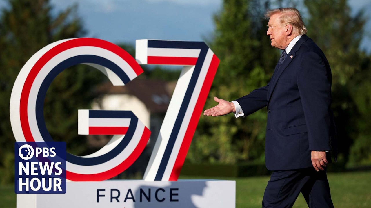 Trump hails Iran deal as G7 summit begins in Europe cover art
