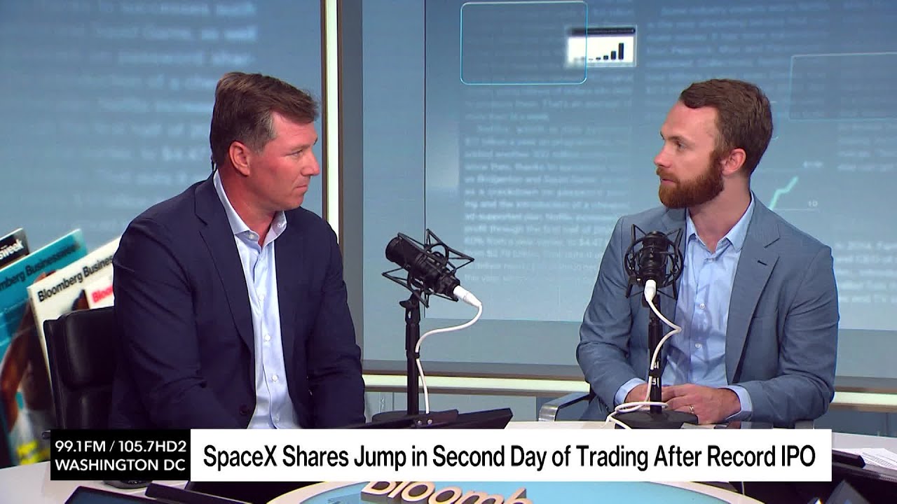 SpaceX Shares Jump in Second Day of Trading After Record IPO cover art