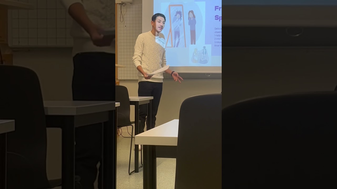 My last presentation in school🙌🤍#sweden #funny #sverige #mentalhealth cover art