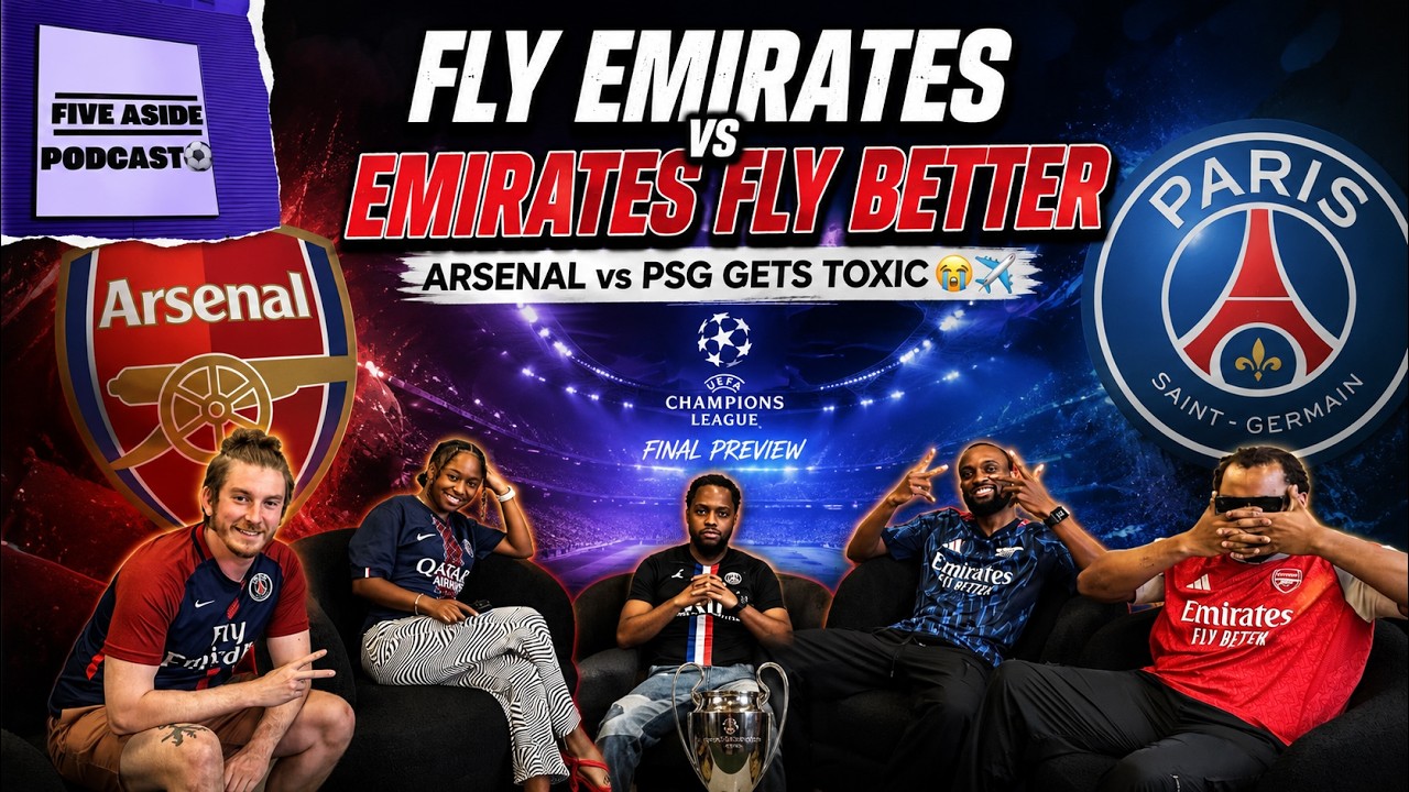 Fly Emirates vs Emirates Fly Better 😭✈️ Arsenal vs PSG Gets Toxic cover art