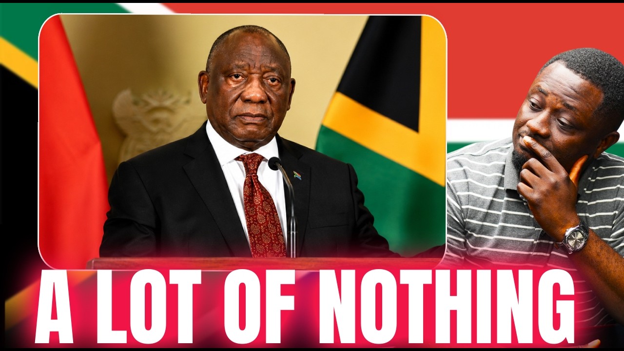 RAMAPHOSA’S NATIONAL ADDRESS ON MIGRATION AND VIOLENCE-30MINUTES OF NOTHING cover art
