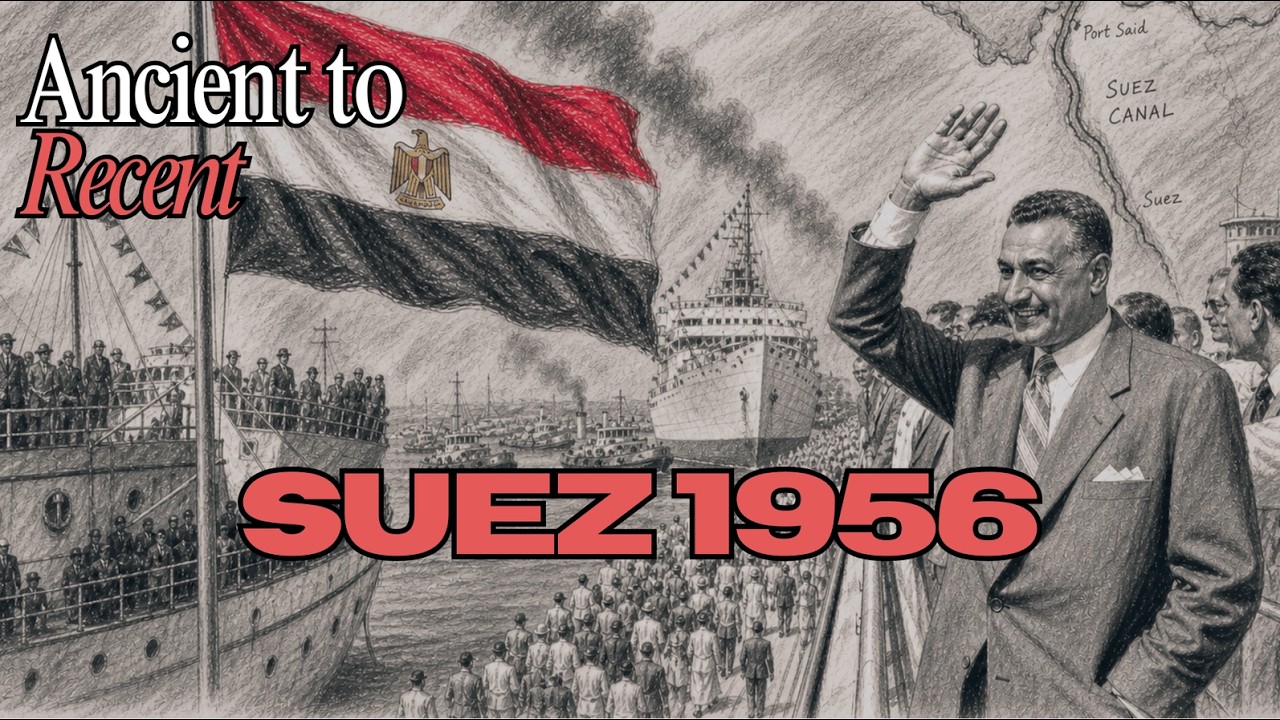 Suez Crisis 1956 | Part 1 | The Rise of Nasser | Ancient to Recent | Episode 48 cover art