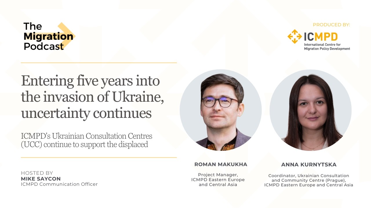 Entering five years into the invasion of Ukraine, uncertainty continues | ICMPD cover art