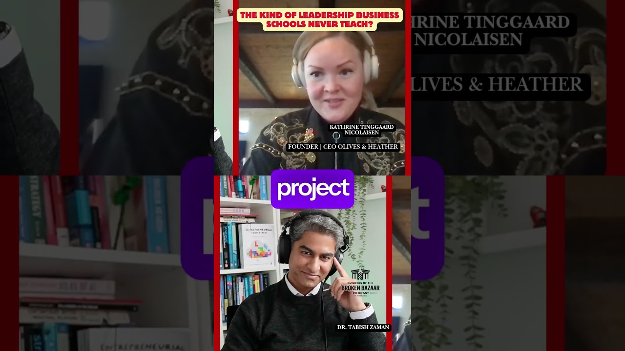 Leadership Business Schools Don't Teach #buildersofthebrokenbazaar #podcastclips cover art