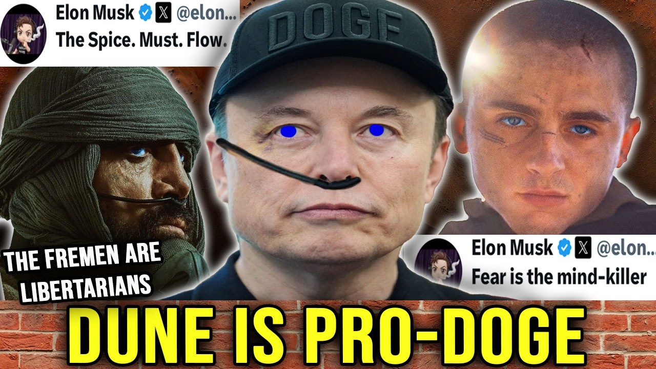 How Dune is Pro-Elon Musk and DOGE cover art