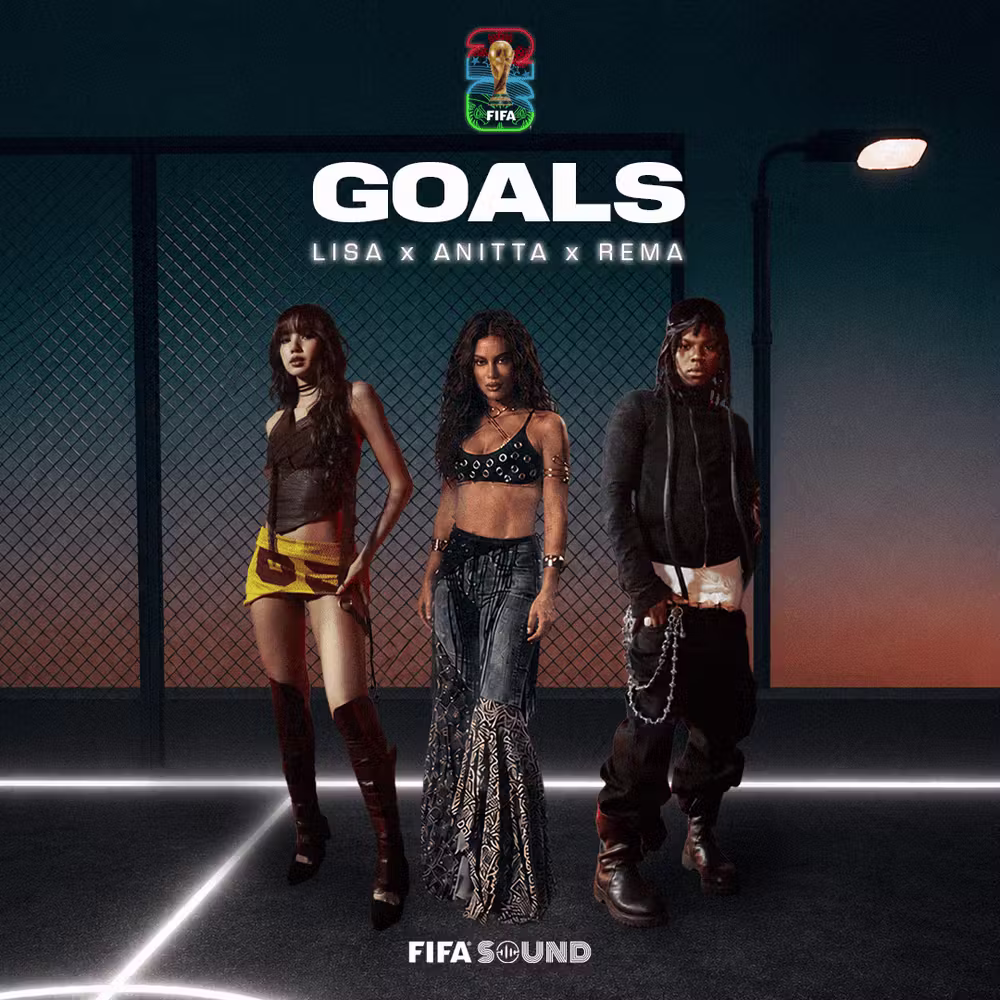 GOALS (WORLD CUP 2026 SONG) - LISA, ANITTA & REMA cover art