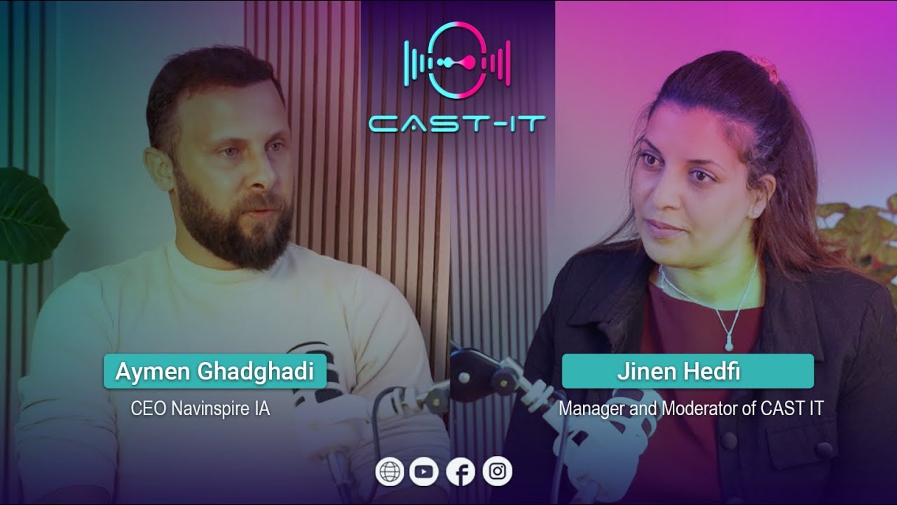 Podcast CAST IT WITH Aymen Ghadghadi CEO Navinspire IA cover art