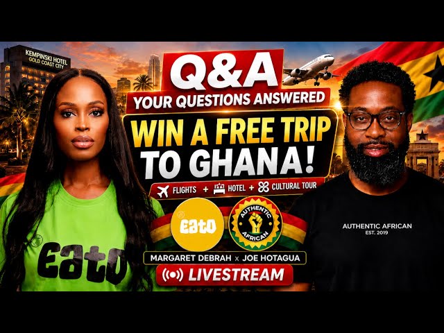 Win a Trip to Ghana: FAQ & Q&A – Your Questions Answered LIVE! 📱 cover art