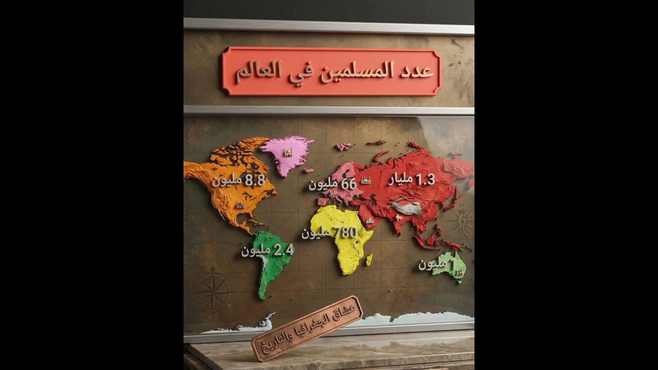 خريطة إنتشار الإسلام في العالم cover art