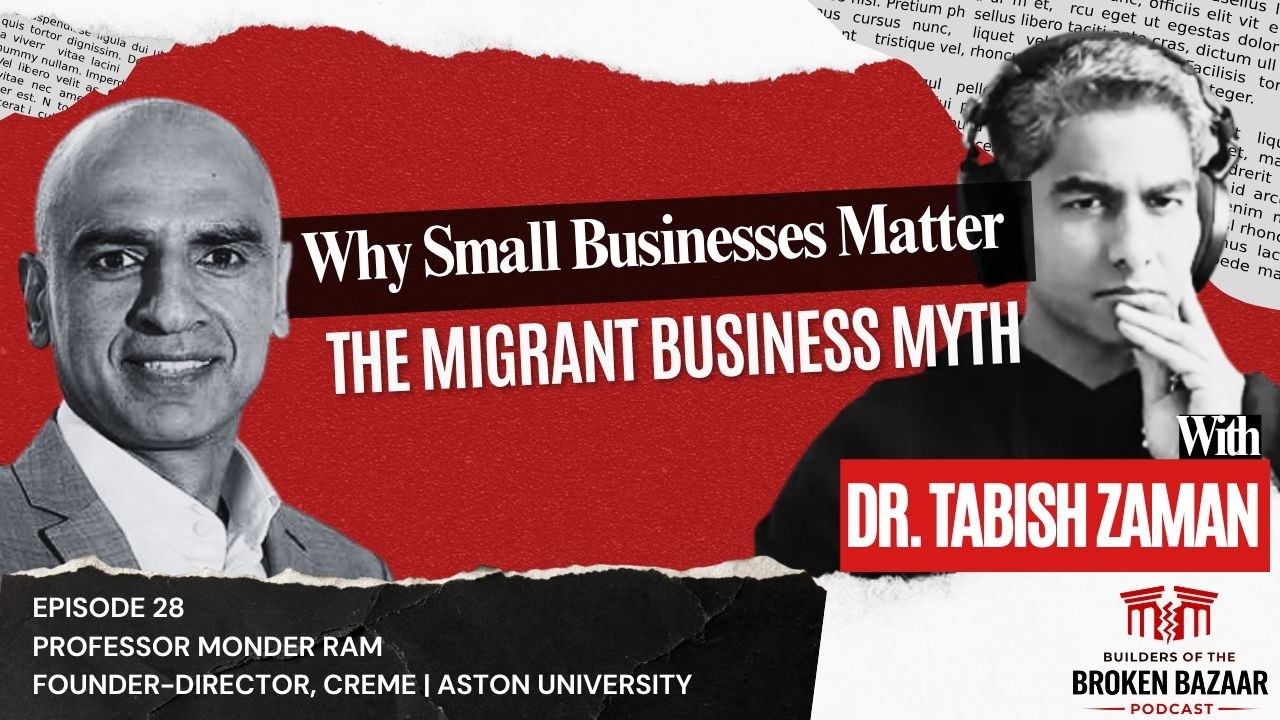 Episode 28: Why small businesses matter? The migrant business myth. cover art