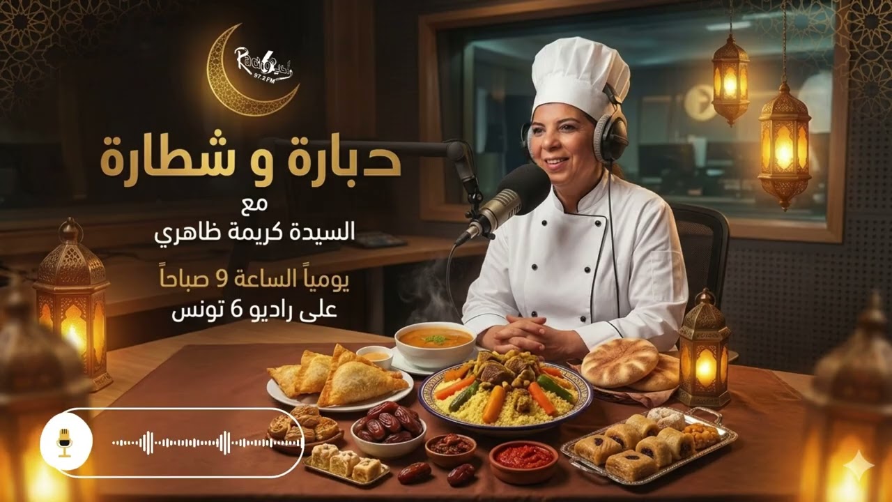 🌙👩🏻‍🍳✨ الحلقة 12 مع الشيف كريمة ظاهري دبارة و شطارة cover art