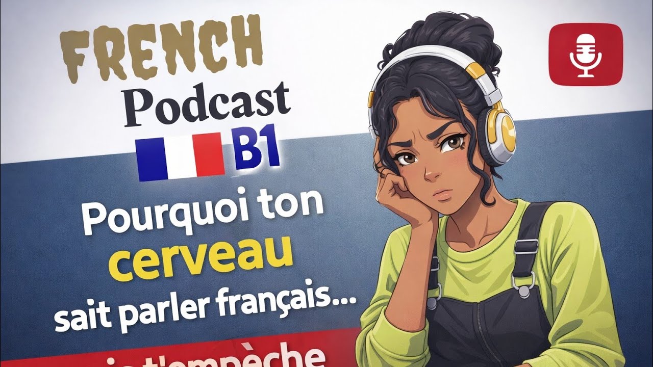 Pourquoi ton cerveau sait parler français… mais t’empêche de parler cover art