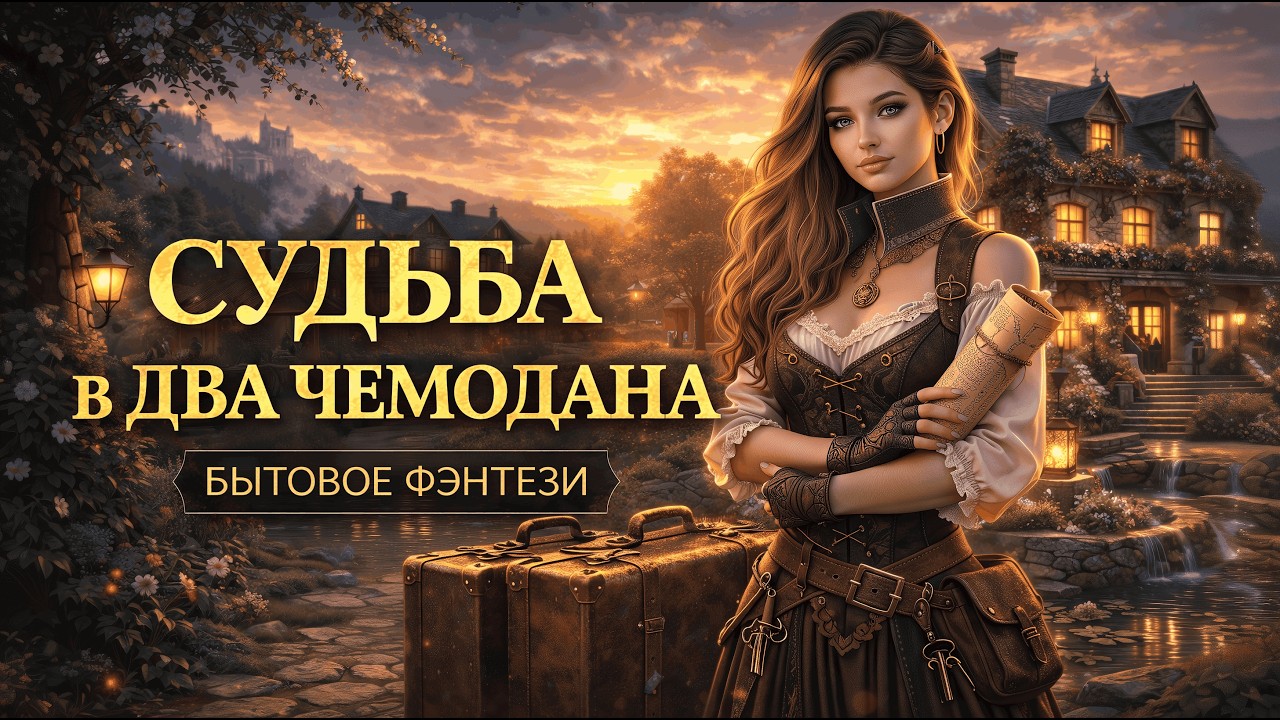 АУДИОКНИГА ПОЛНОСТЬЮ: СУДЬБА В ДВА ЧЕМОДАНА | БЫТОВОЕ ФЭНТЕЗИ cover art