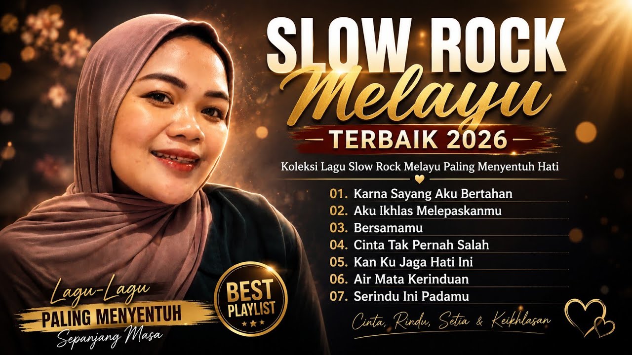 Koleksi Lagu Slow Rock Melayu Terbaik & Paling Menyentuh 2026 cover art