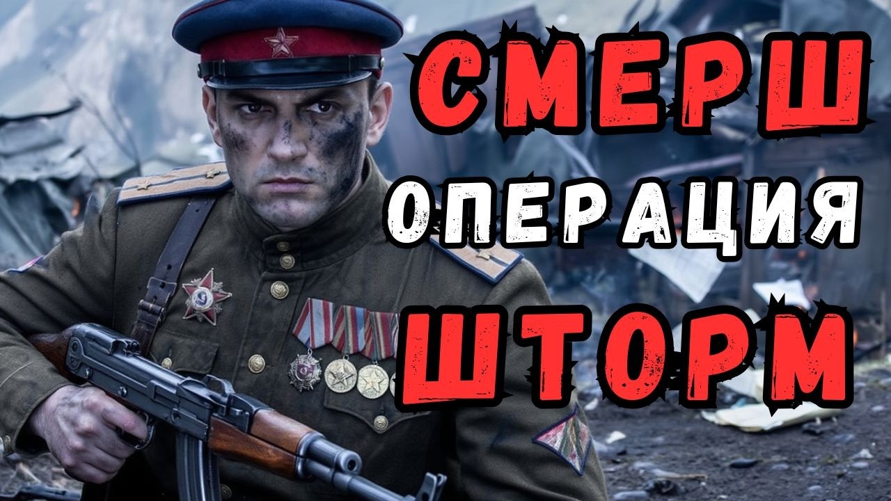 СМЕРШ 📖 Аудиокнига полная : ОПЕРАЦИЯ - ШТОРМ / Военные Истории / Реальные События👍 cover art