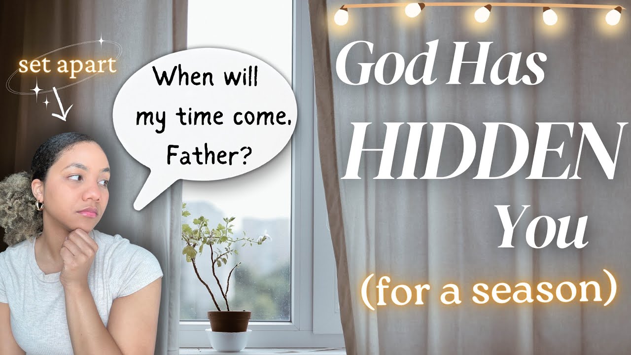 God HID you, get ready for your REVEAL (set apart to prepare) cover art