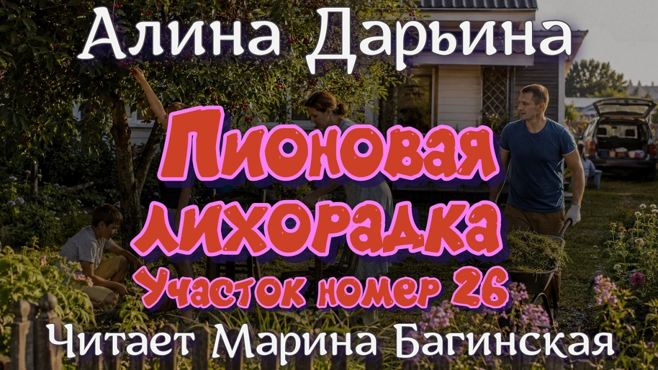 "Пионовая лихорадка. Участок номер 26" Алина Дарьина аудиокнига Читает Марина Багинская cover art