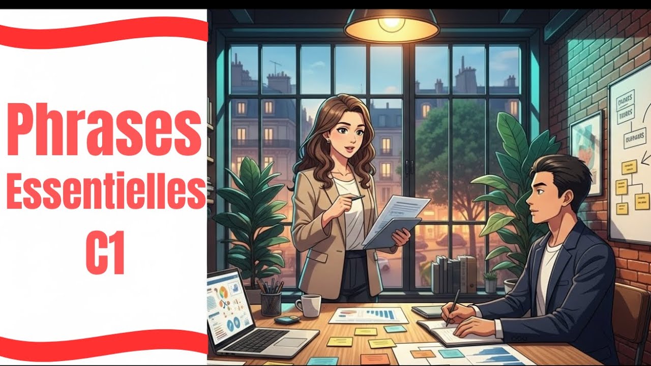 Français C1 | 20 Phrases pour Gérer le Travail, les Réunions et les E-mails Comme un Francophone cover art