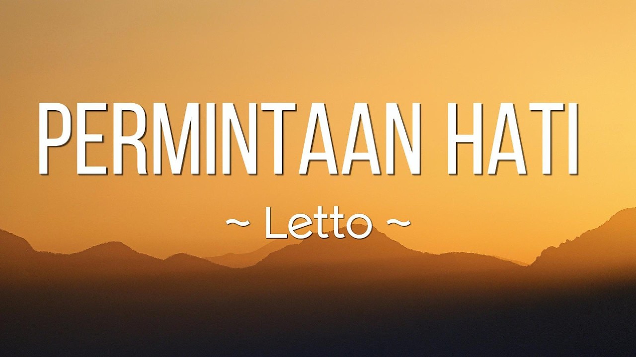 Letto - Permintaan Hati (Lirik) cover art