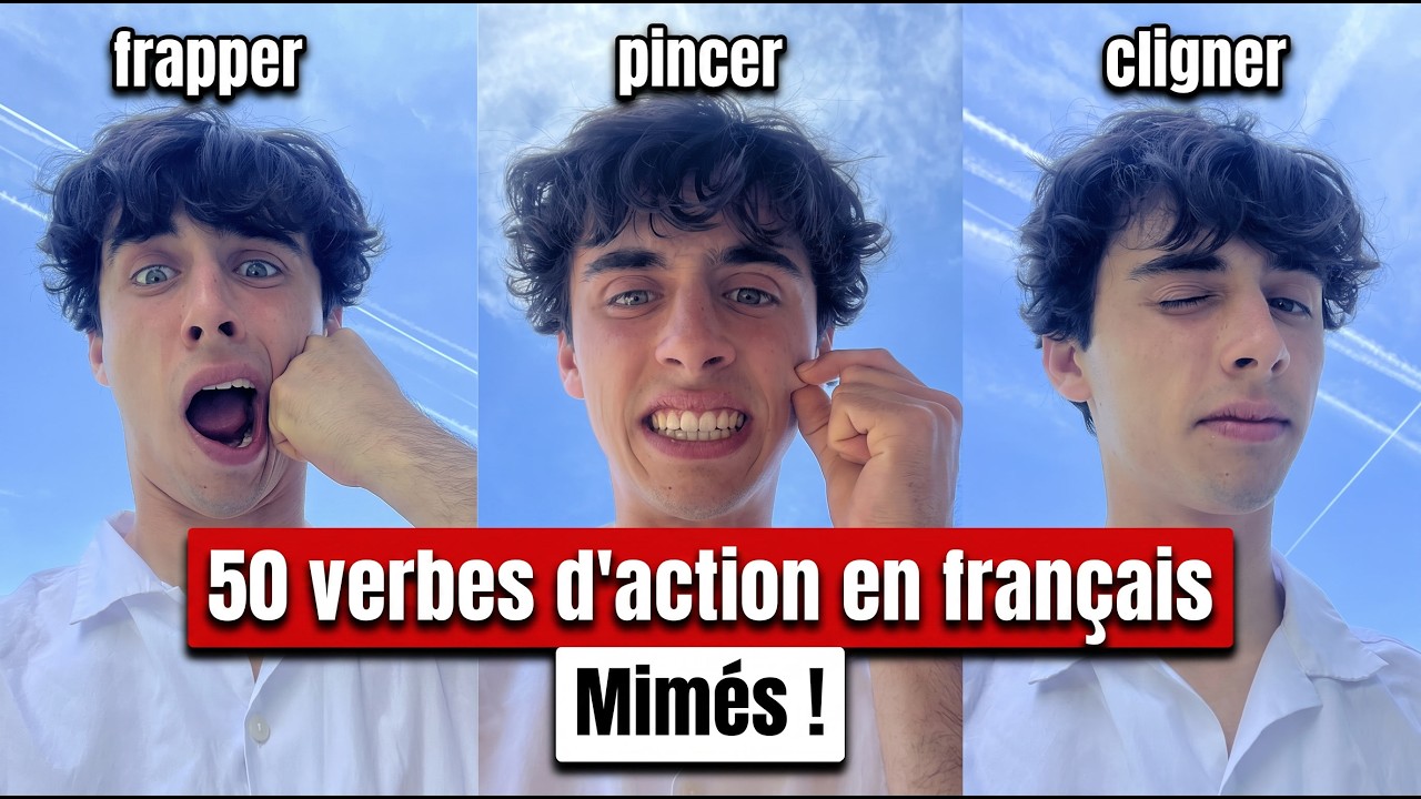 Apprends 50 Verbes d’Action en français en 10 min 34 ! cover art