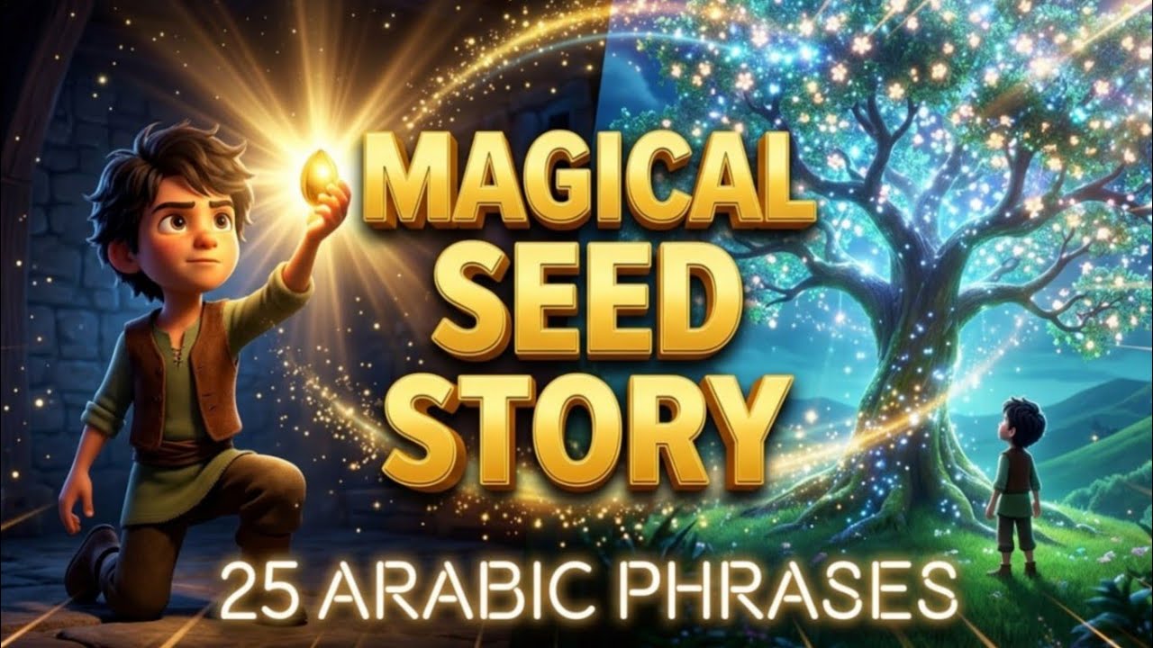 Arabic Shadowing Practice | Magical Seed Story | Ep12 cover art