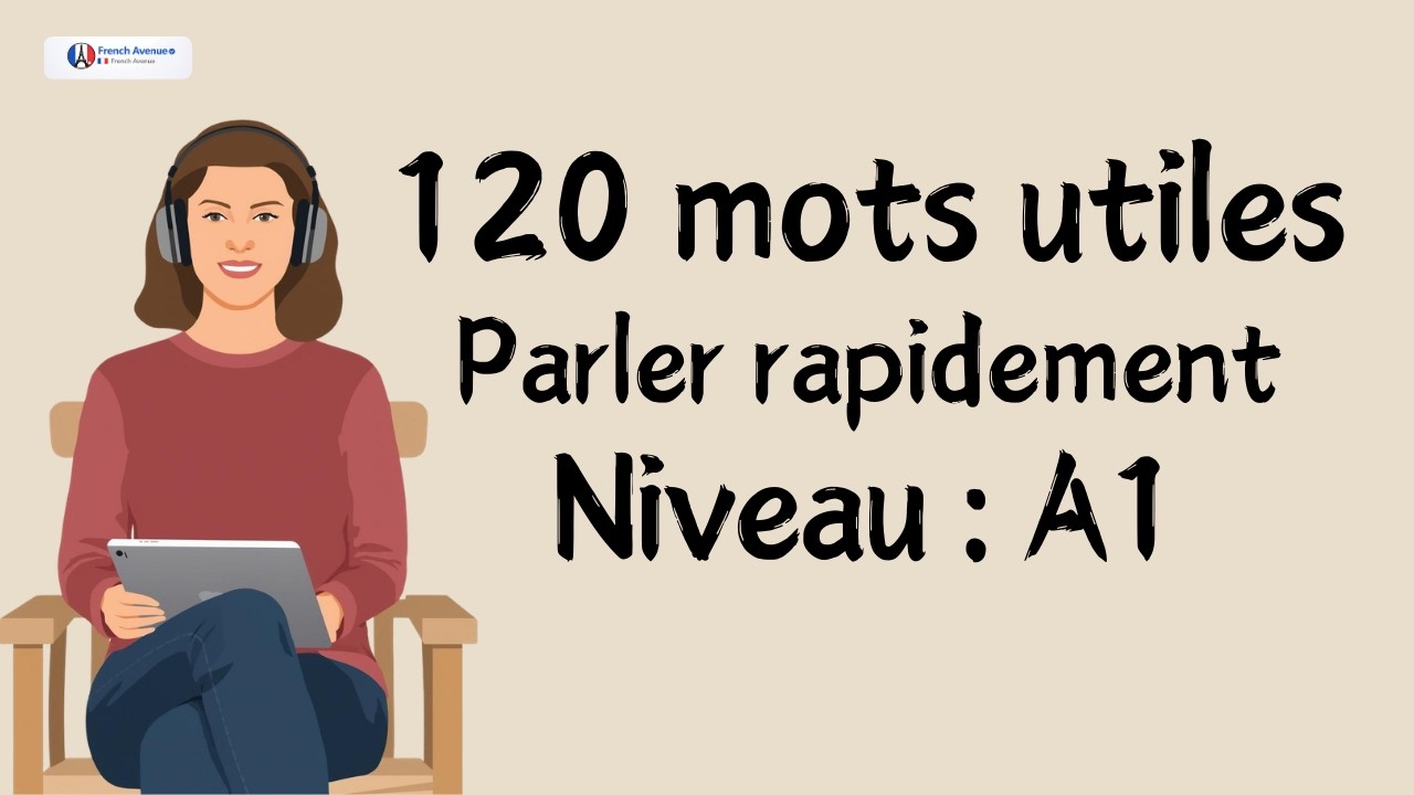 Vocabulaire essentiel : 120 mots indispensables pour parler français dès le début cover art
