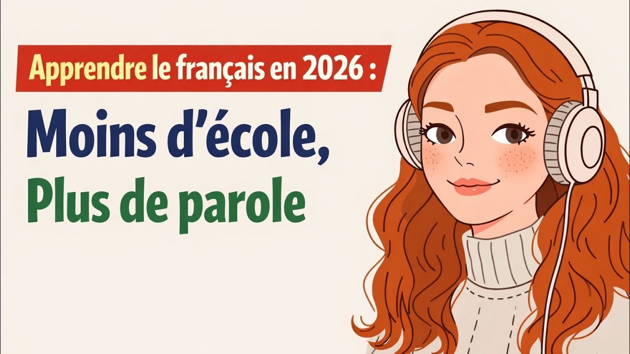 Apprendre le français en 2026 : moins d’école, plus de parole cover art