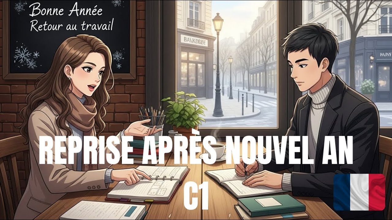 Retour au travail après le Nouvel An : apprends à parler comme un vrai Français (Niveau C1) cover art